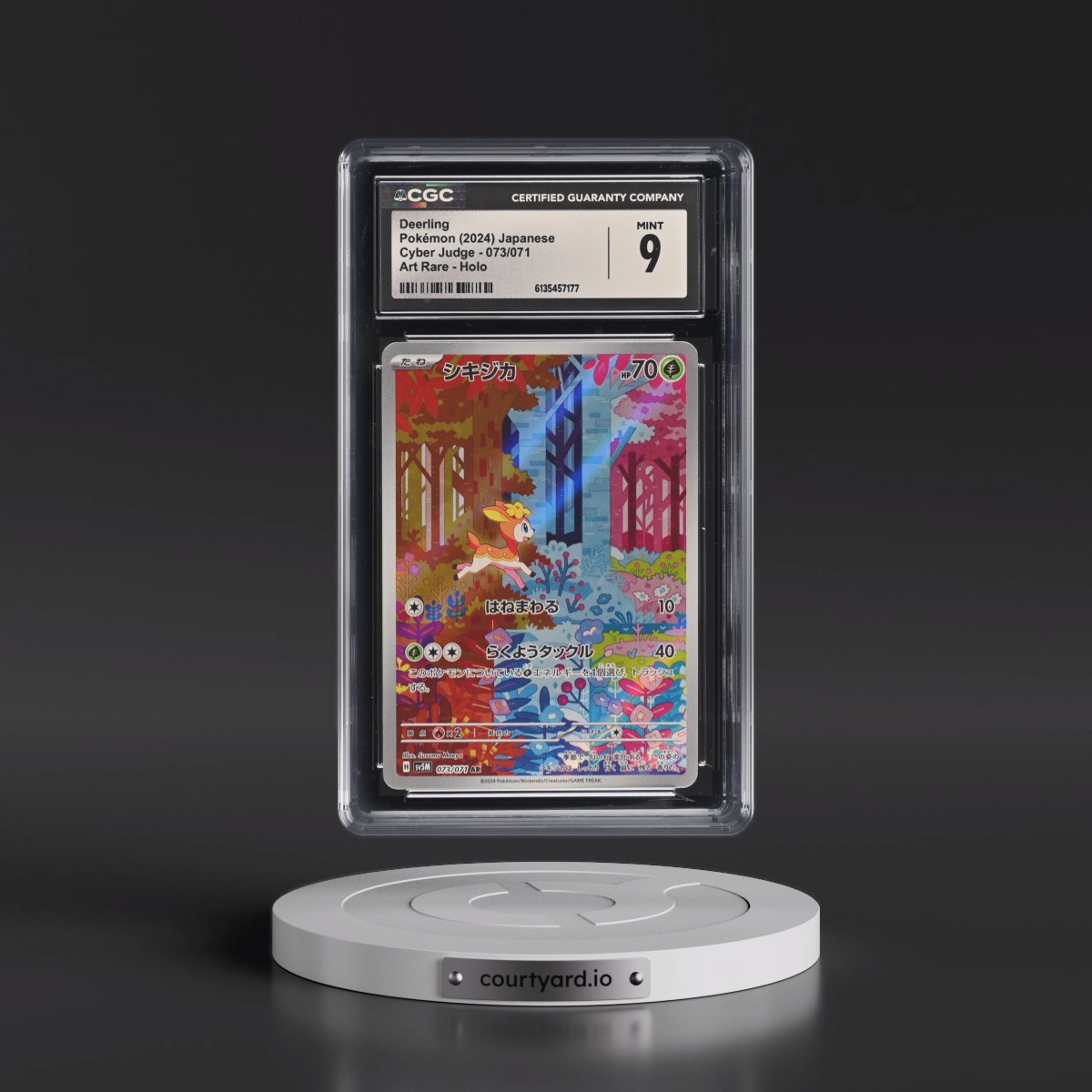 2024 Cyber Judge #073/071 Deerling - Art Rare Holo (CGC 9 MINT)