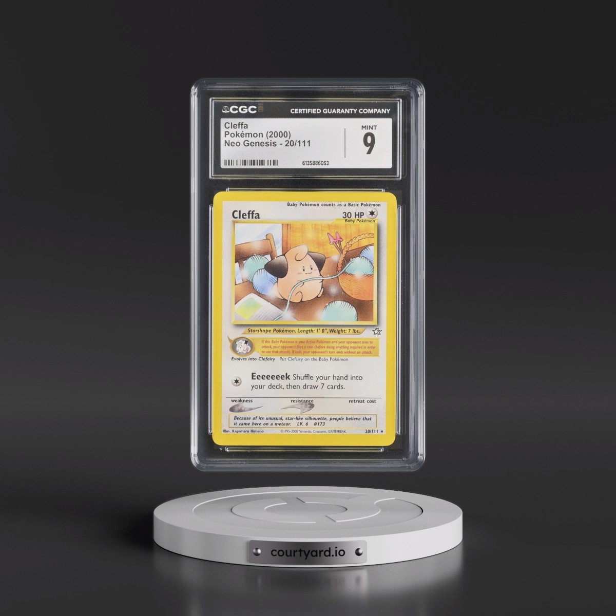 2000 Neo Genesis #20/111 Cleffa (CGC 9 MINT)