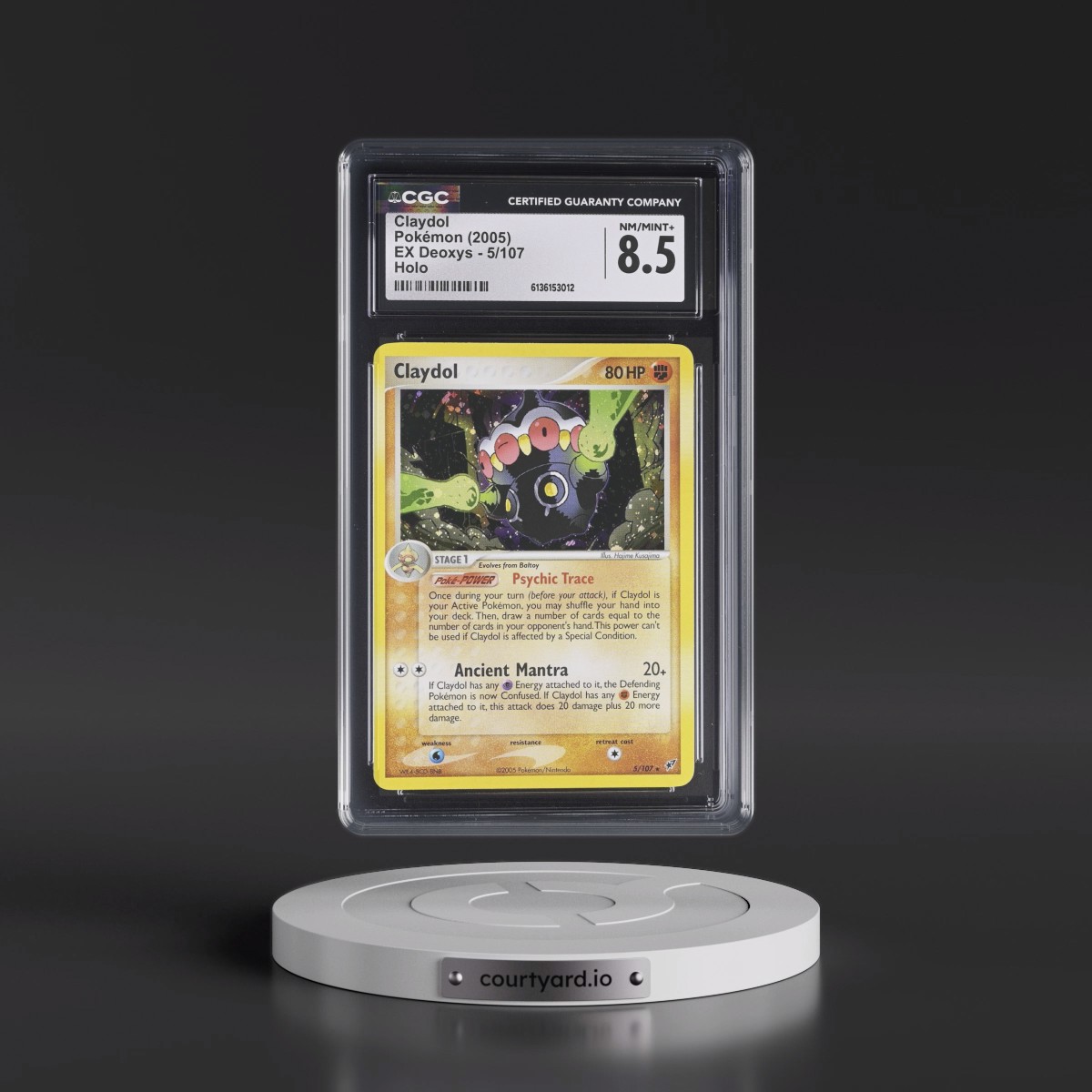 2005 EX Deoxys #5/107 Claydol - Holo (CGC 8.5 NM-MT+)