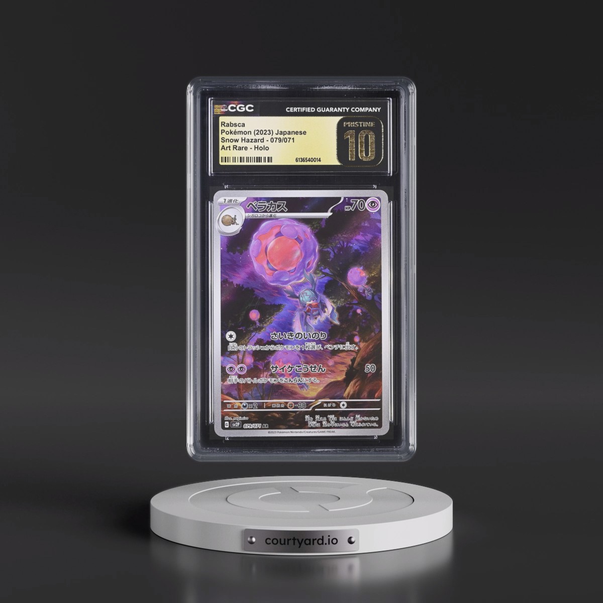 2023 Snow Hazard #079/071 Rabsca - Art Rare Holo (CGC 10 PRISTINE)
