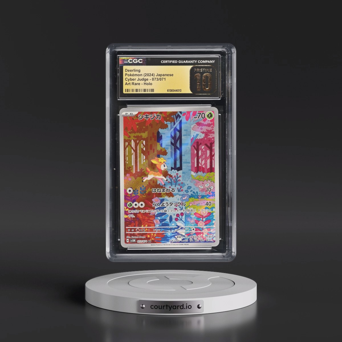 2024 Cyber Judge #073/071 Deerling - Art Rare Holo (CGC 10 PRISTINE)