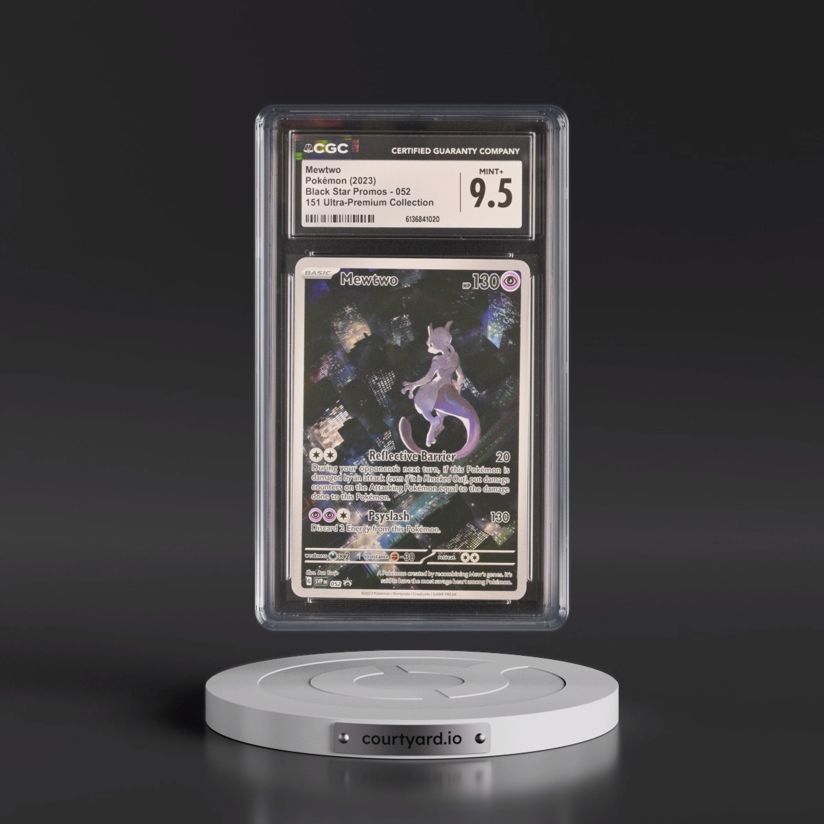2023 Black Star Promos - Scarlet & Violet SVPEN #052 Mewtwo - 151 Ultra-Premium Collection (Holo) (CGC 9.5 MINT+)