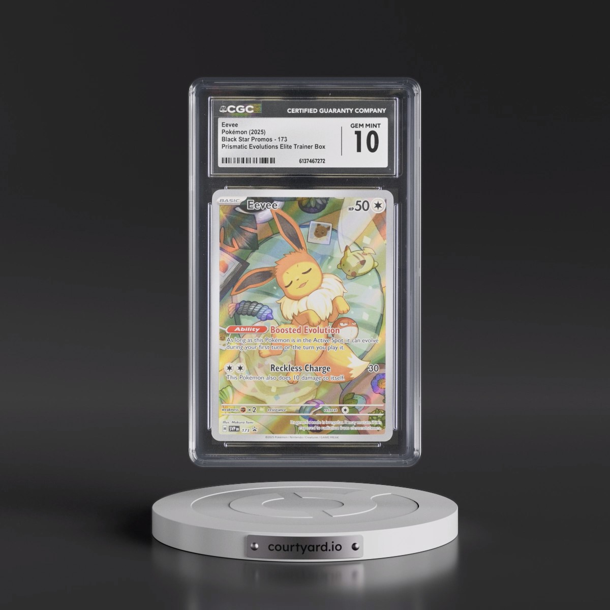 2023 Black Star Promos - Scarlet & Violet SVP EN #173 Eevee - Prismatic Evolutions Elite Trainer Box (Holo) (CGC 10 GEM MINT)