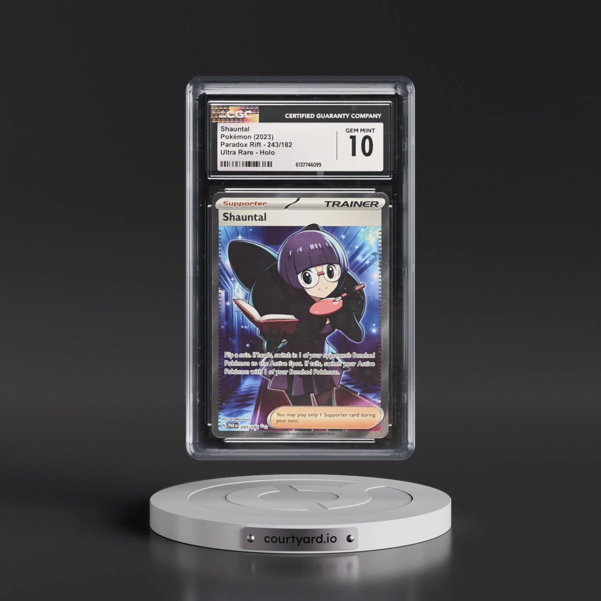 2023 Paradox Rift - PAR EN #243/182 Shauntal - Ultra Rare Holo (CGC 10 GEM MINT)