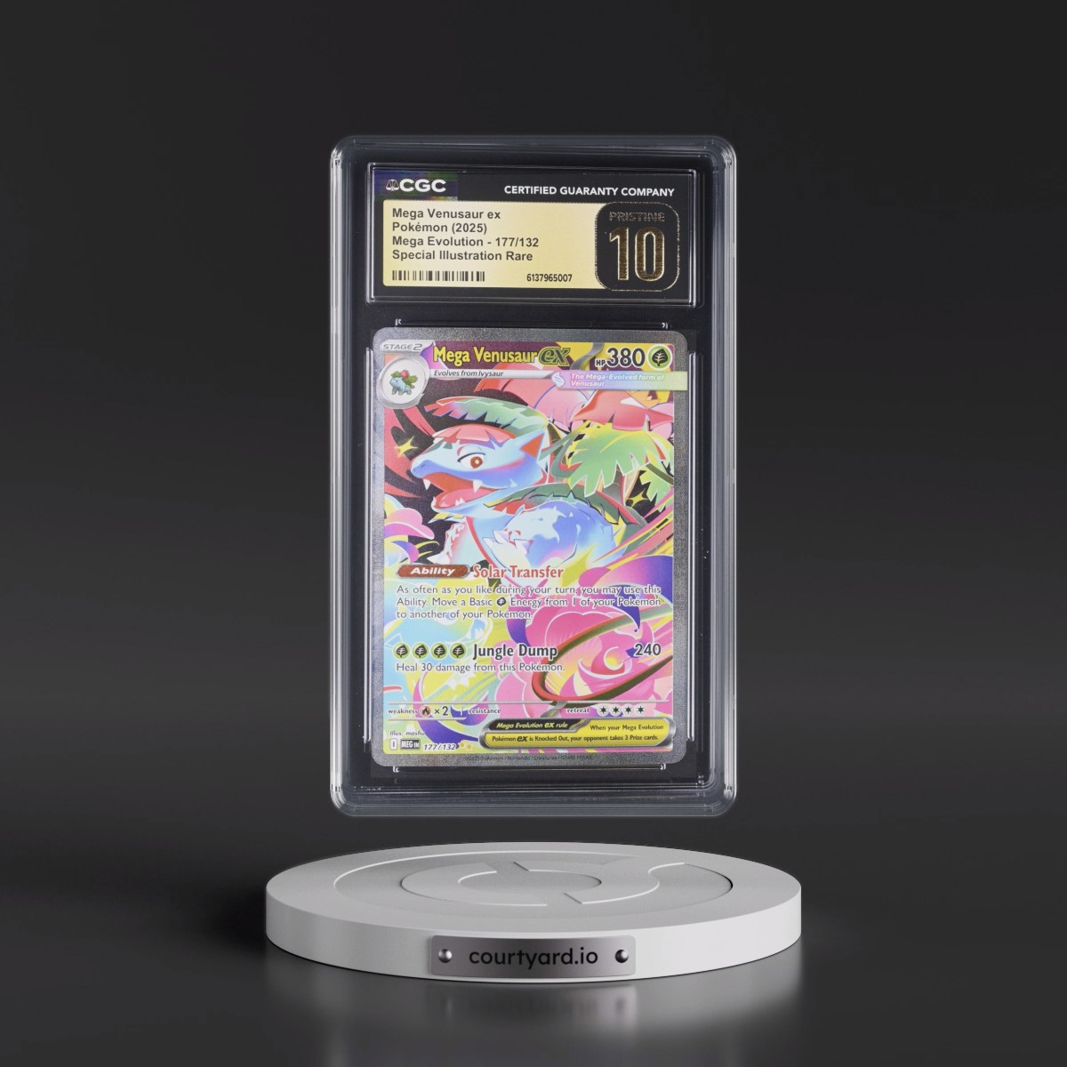 2025 Mega Evolution - MEG EN Mega Venusaur ex - Special Illustration Rare (Holo) #177/132 CGC 10