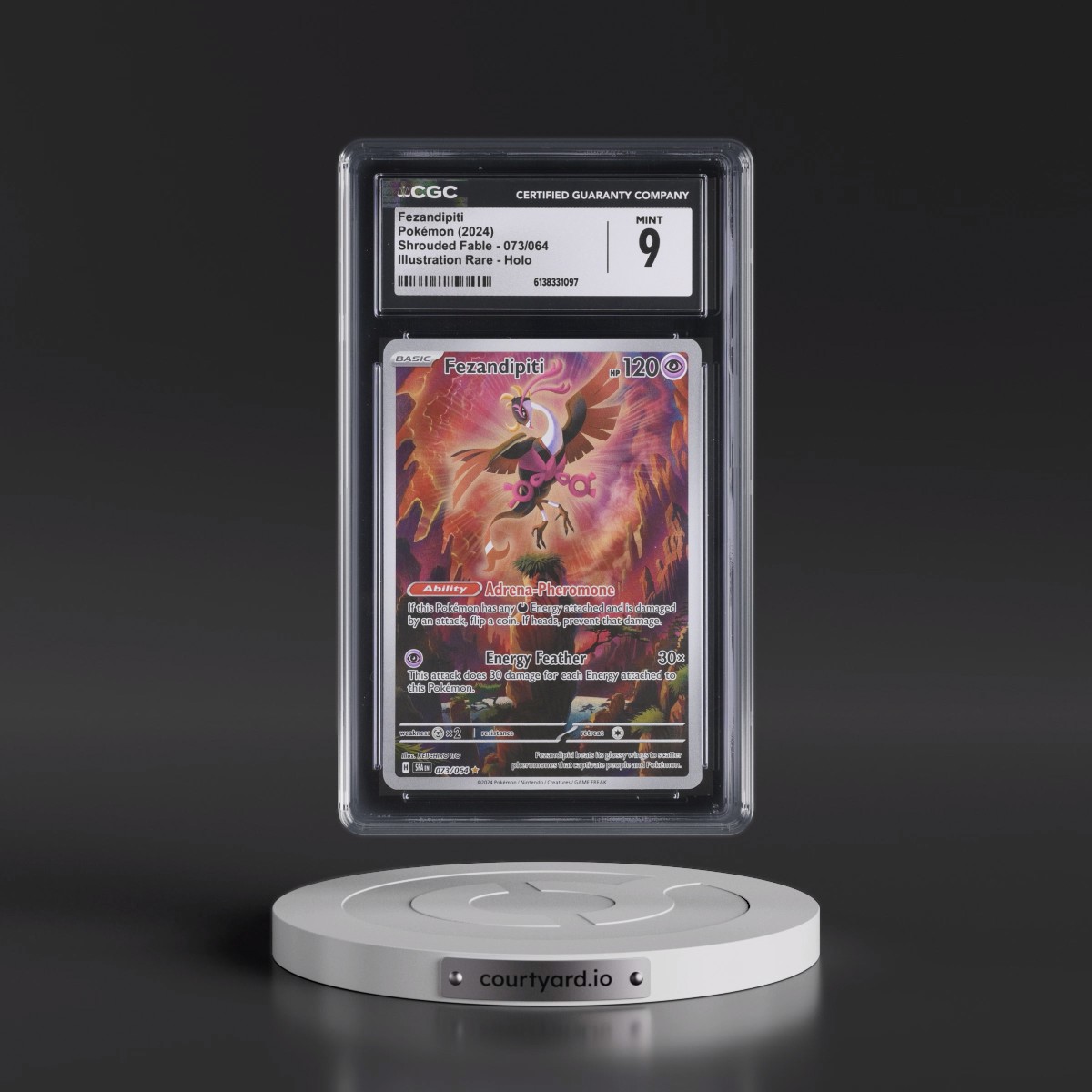 2023 Shrouded Fable - SFA EN #073/064 Fezandipiti - Illustration Rare Holo (CGC 9 MINT)