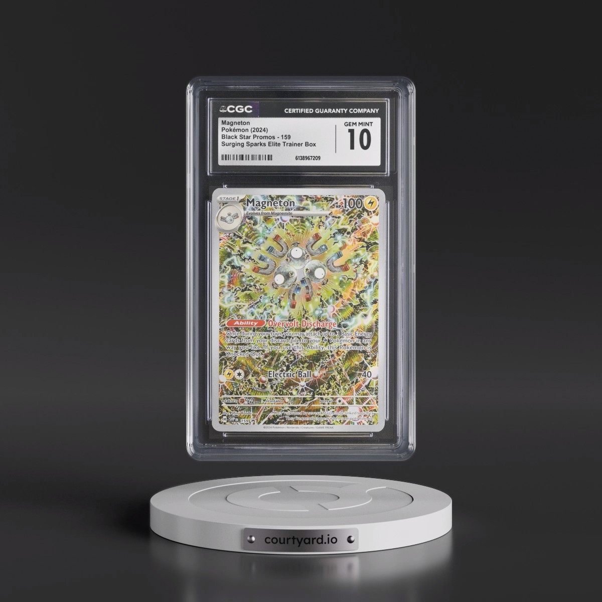 2023 Black Star Promos - Scarlet & Violet SVP EN #159 Magneton - Surging Sparks Elite Trainer Box (Holo) (CGC 10 GEM MINT)