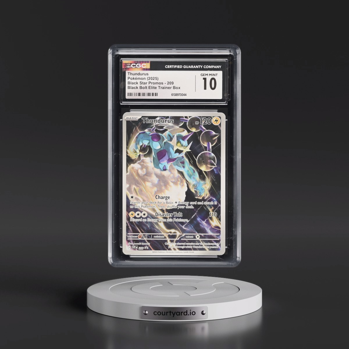 2023 Black Star Promos - Scarlet & Violet SVP EN #209 Thundurus - Black Bolt Elite Trainer Box (Holo) (CGC 10 GEM MINT)