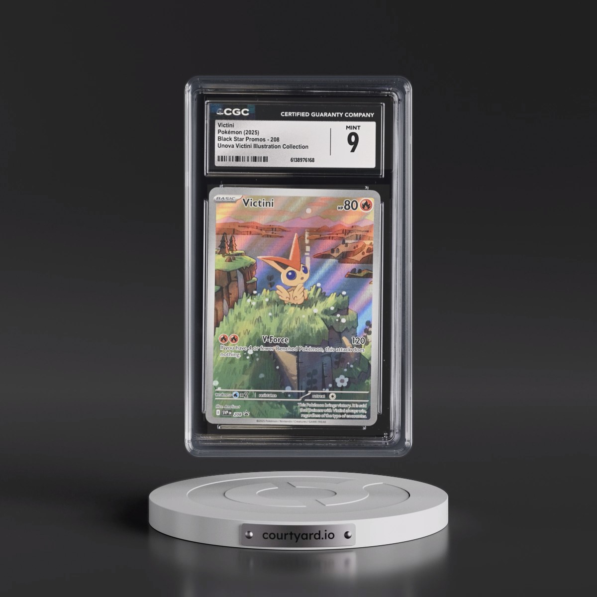 2023 Black Star Promos - Scarlet & Violet SVP EN #208 Victini - Unova Victini Illustration Collection (Holo) (CGC 9 MINT)