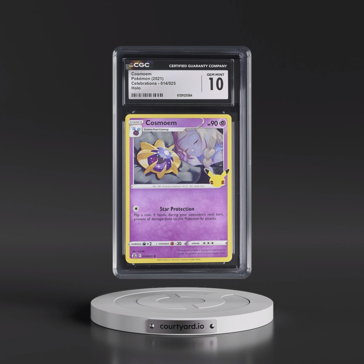 2021 Celebrations #014/025 Cosmoem - Holo (CGC 10 GEM MINT)
