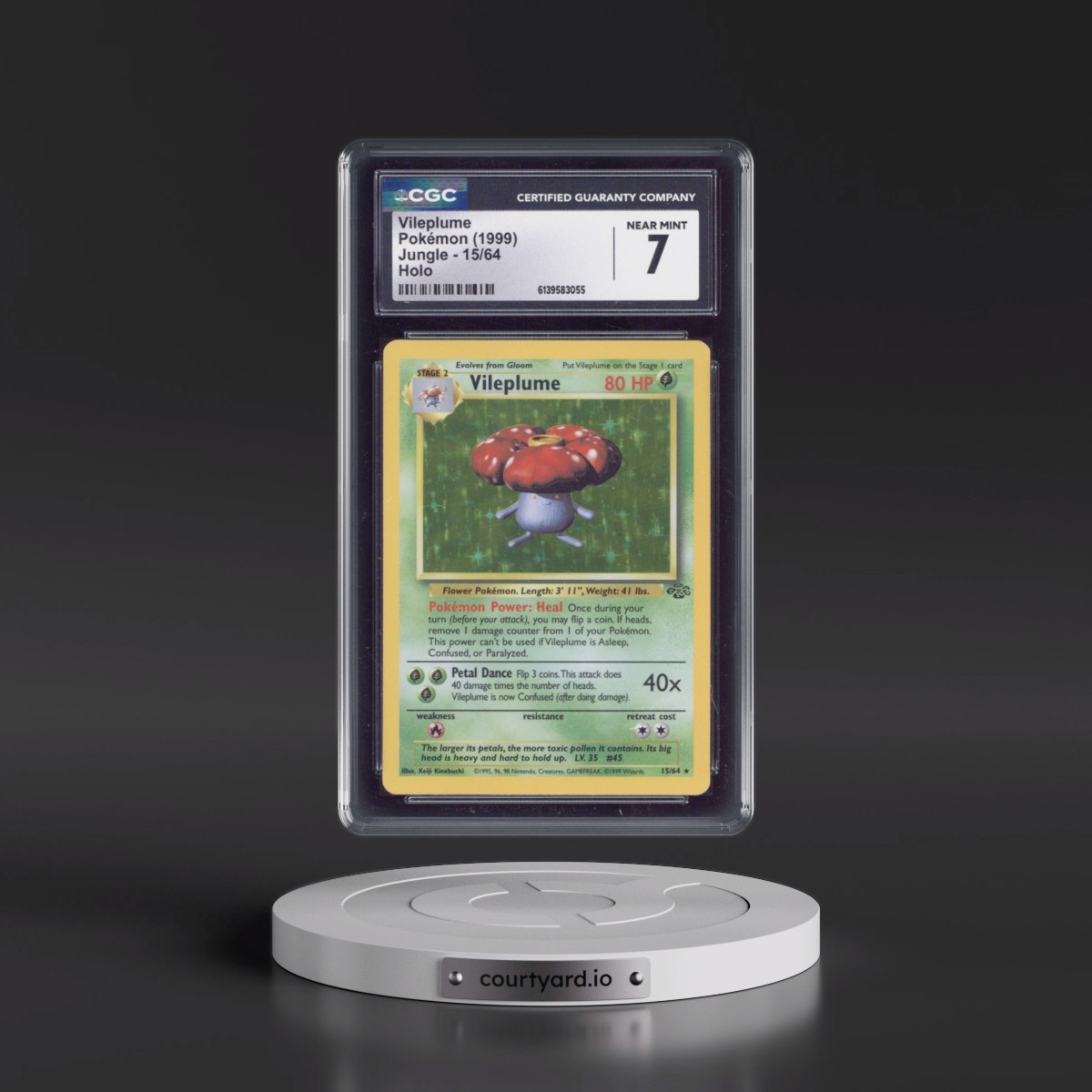 1999 Jungle #15/64 Vileplume - Holo (CGC 7 NM)