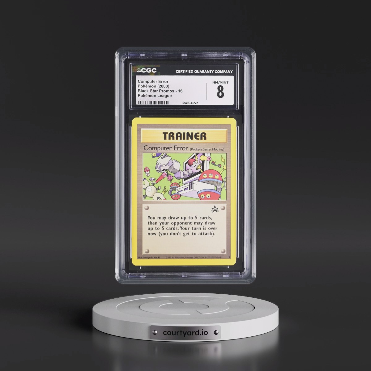 1999 Black Star Promos #16 Computer Error - Pokémon League (CGC 8 NM-MT)
