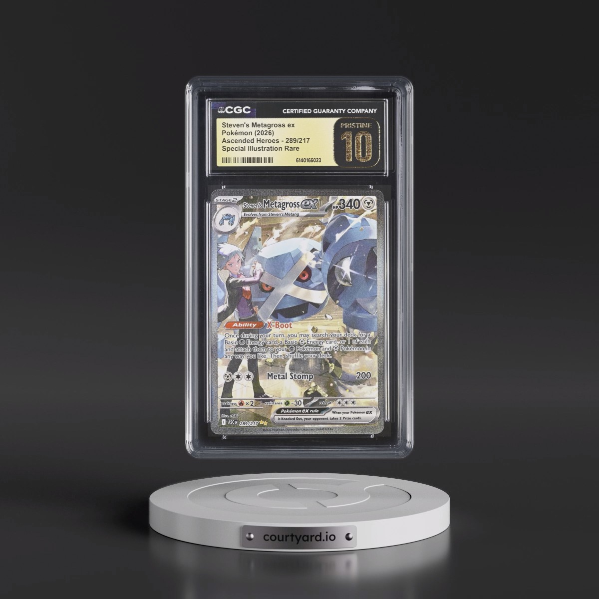 2026 Ascended Heroes - ASC EN #289/217 Steven's Metagross ex - Special Illustration Rare (Holo) (CGC 10 PRISTINE)