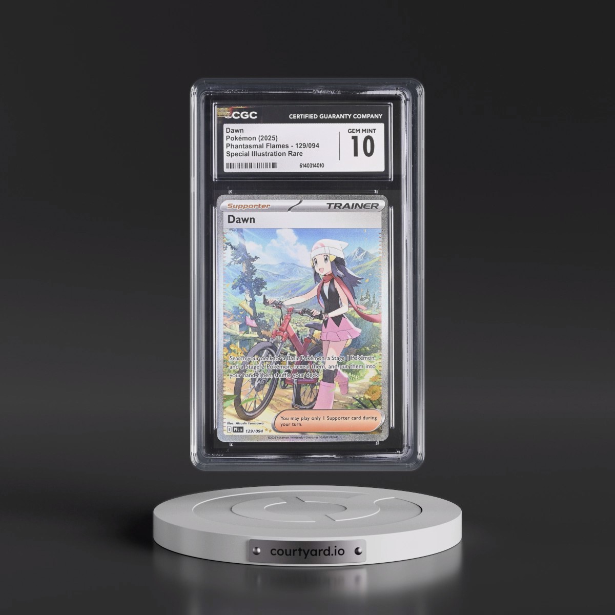 2025 Phantasmal Flames - PFL EN #129/094 Dawn - Special Illustration Rare (Holo) (CGC 10 GEM MINT)