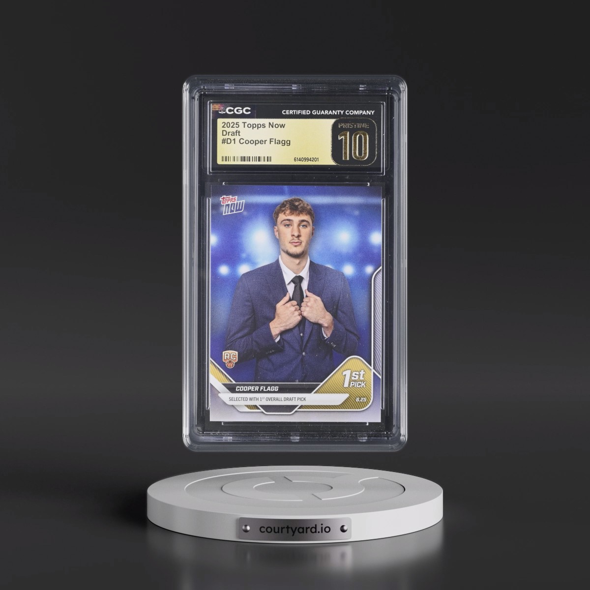2025 Topps Now Draft #D1 Cooper Flagg (CGC 10 PRISTINE)