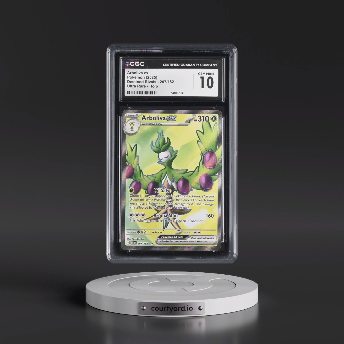 2025 Destined Rivals - DRI EN #207/182 Arboliva ex - Ultra Rare Holo (CGC 10 GEM MINT)