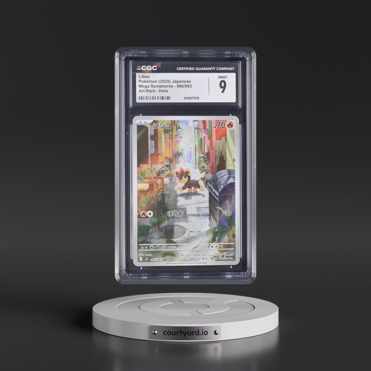 2025 Mega Symphonia - M1S #066/063 Litleo - Art Rare Holo (CGC 9 MINT)