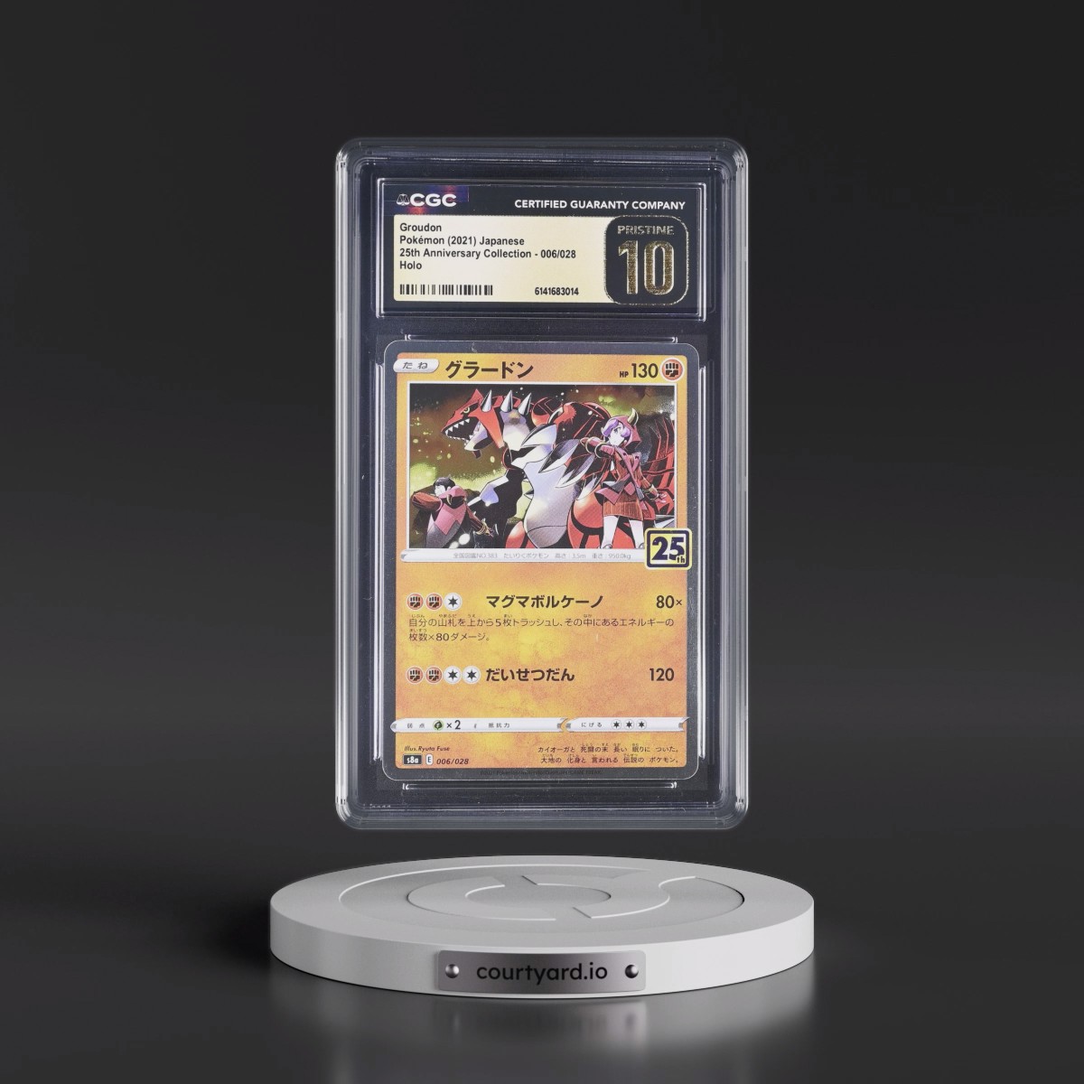 2021 25th Anniversary Collection #006/028 Groudon - Holo (CGC 10 PRISTINE)