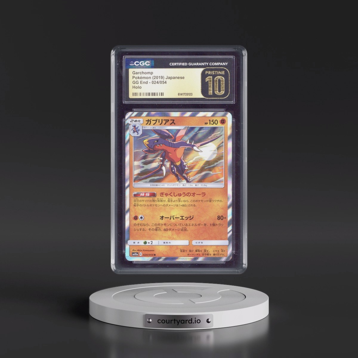 2019 GG End #024/054 Garchomp - Holo (CGC 10 PRISTINE)