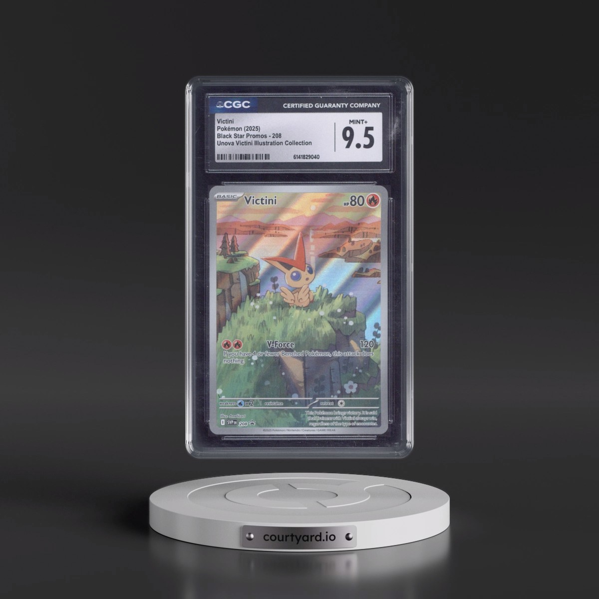 2023 Black Star Promos - Scarlet & Violet SVP EN #208 Victini - Unova Victini Illustration Collection (Holo) (CGC 9.5 MINT+)
