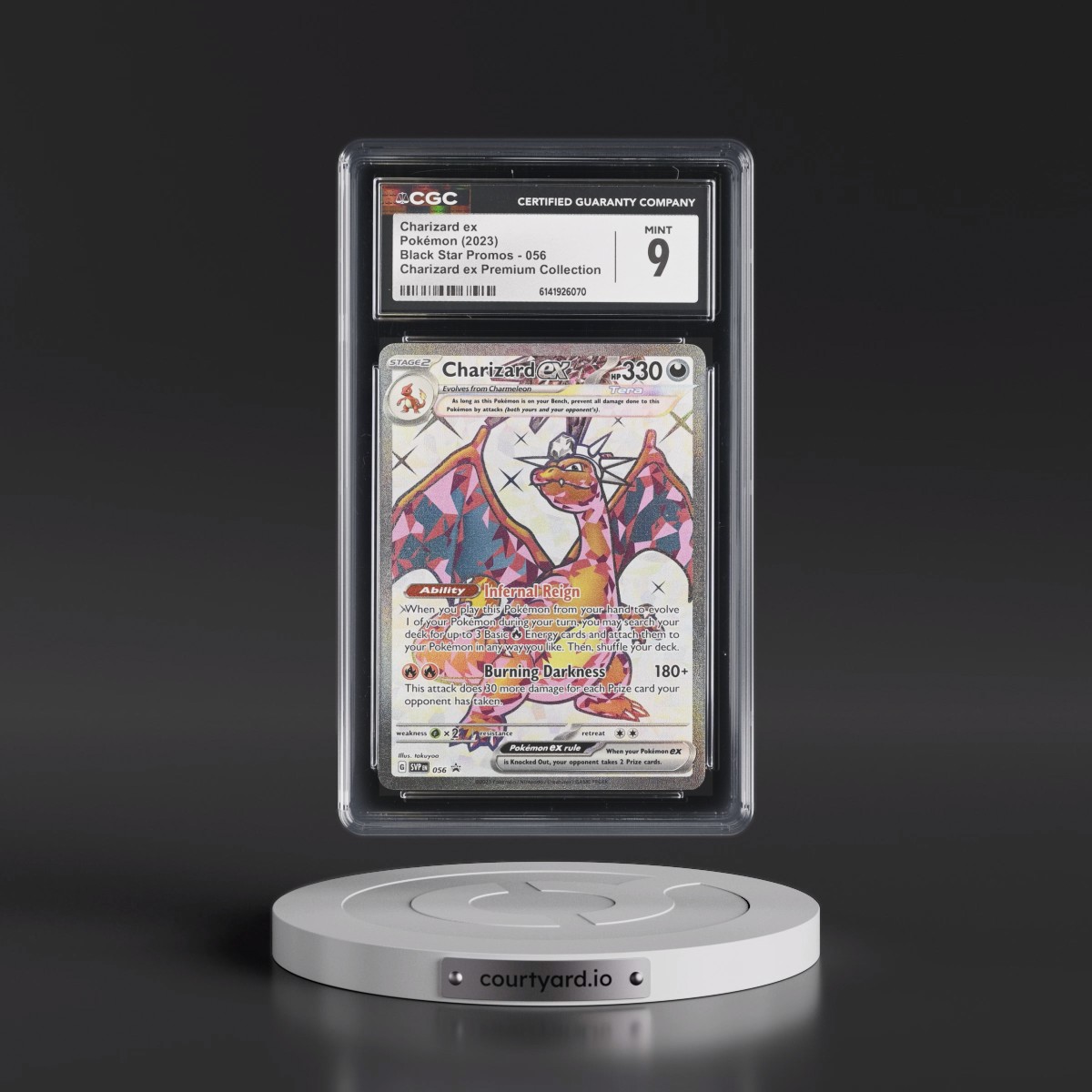 2023 Black Star Promos - Scarlet & Violet SVP EN #056 Charizard ex - Charizard ex Premium Collection (Holo) (CGC 9 MINT)