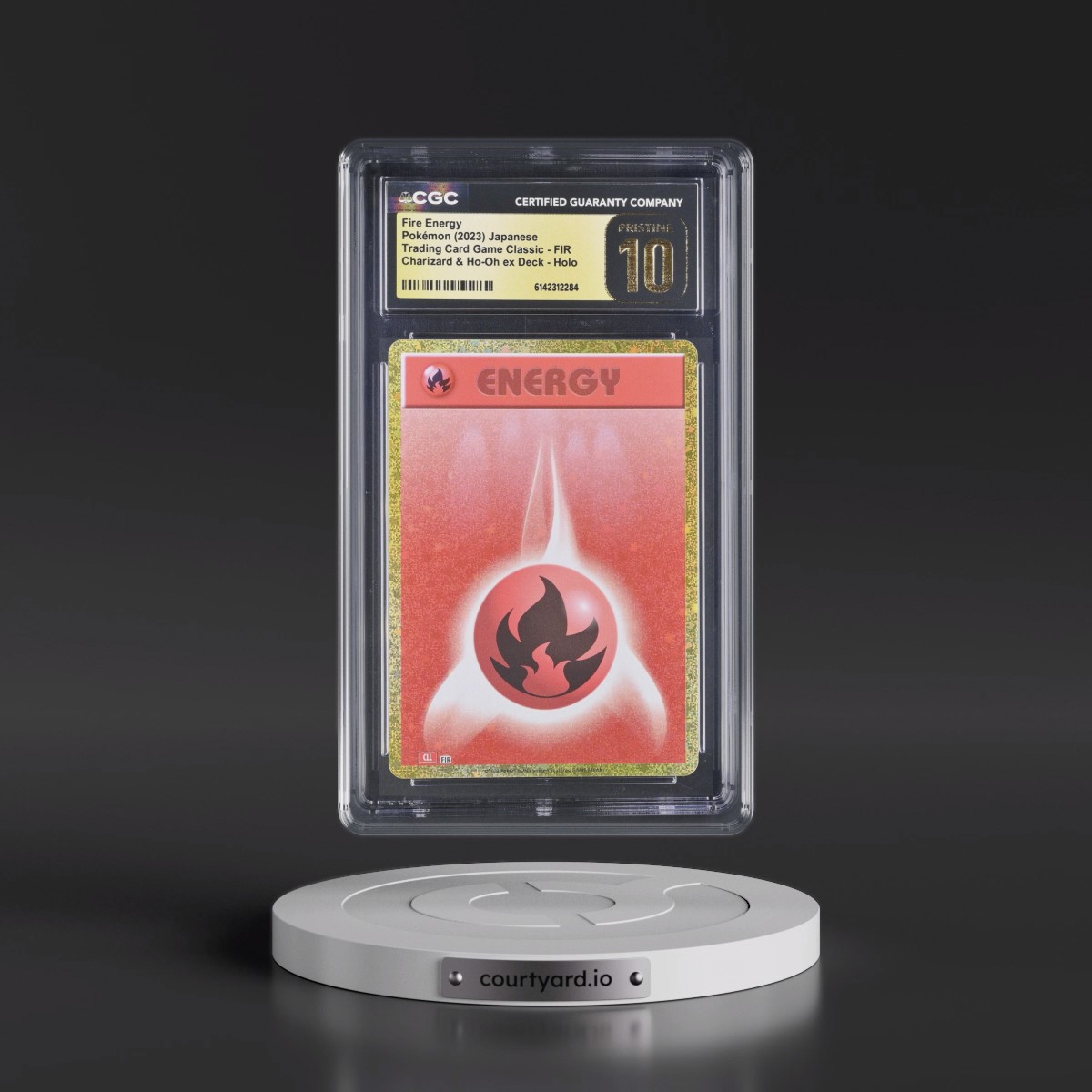 2023 Trading Card Game Classic - CLF, CLL, CLK #FIR Fire Energy - Charizard & Ho-Oh ex Deck - CLL Holo (CGC 10 PRISTINE)