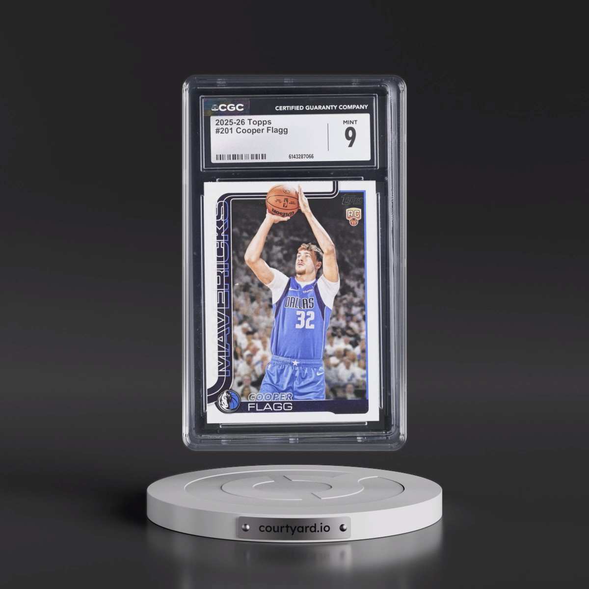 2025 Topps #201 Cooper Flagg (CGC 9 MINT)