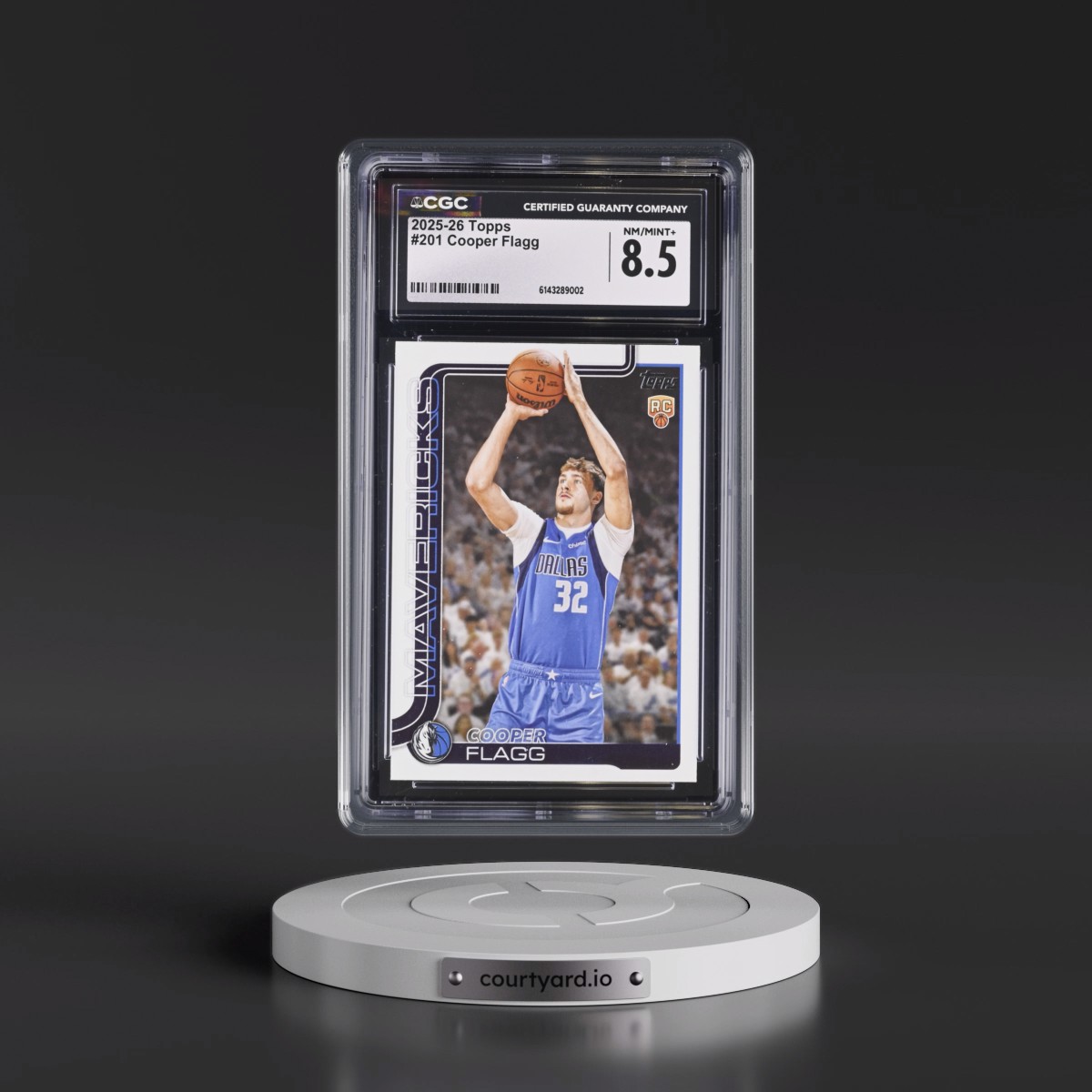 2025 Topps #201 Cooper Flagg (CGC 8.5 NM-MT+)
