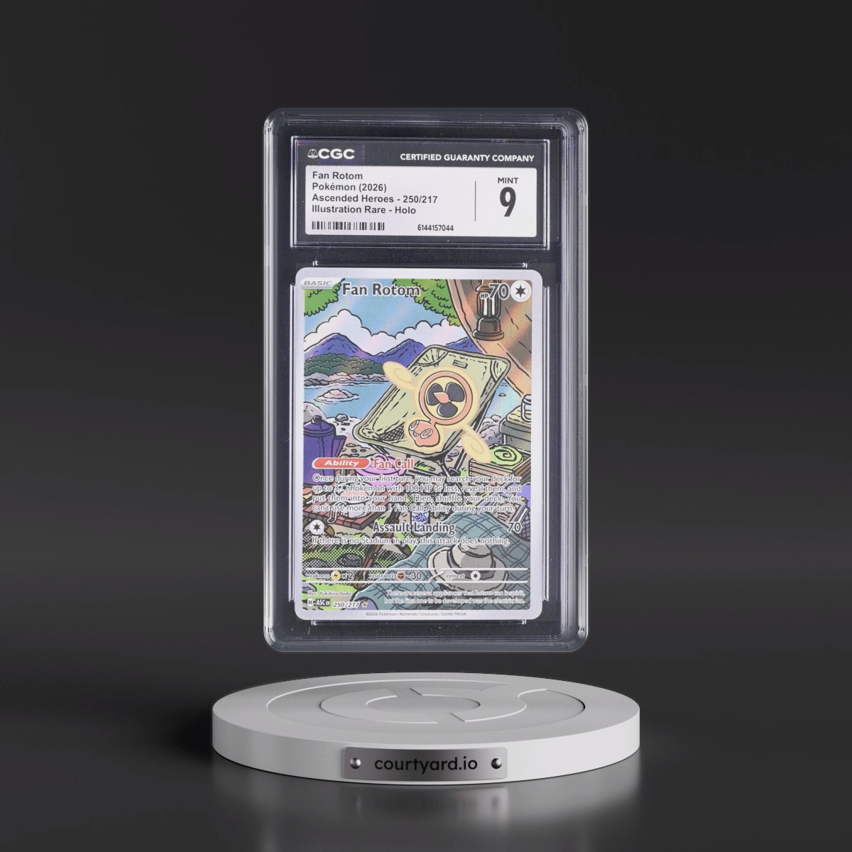 2026 Ascended Heroes - ASC EN #250/217 Fan Rotom - Illustration Rare Holo (CGC 9 MINT)