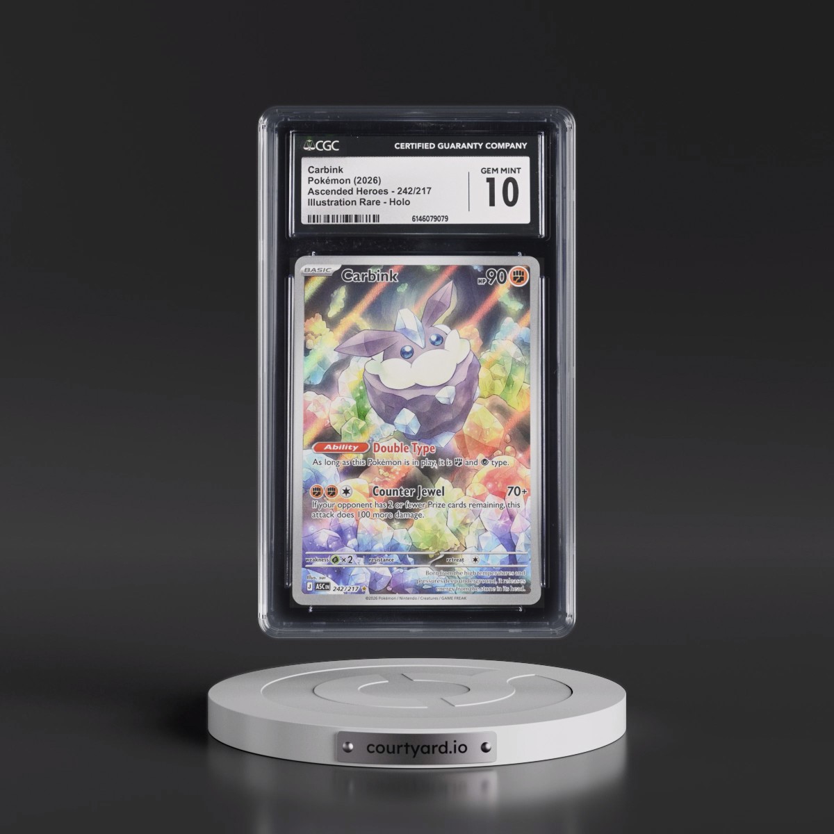 2026 Ascended Heroes - ASC EN #242/217 Carbink - Illustration Rare Holo (CGC 10 GEM MINT)