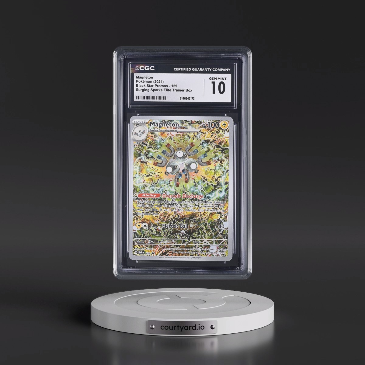 2023 Black Star Promos - Scarlet & Violet SVP EN #159 Magneton - Surging Sparks Elite Trainer Box (Holo) (CGC 10 GEM MINT)