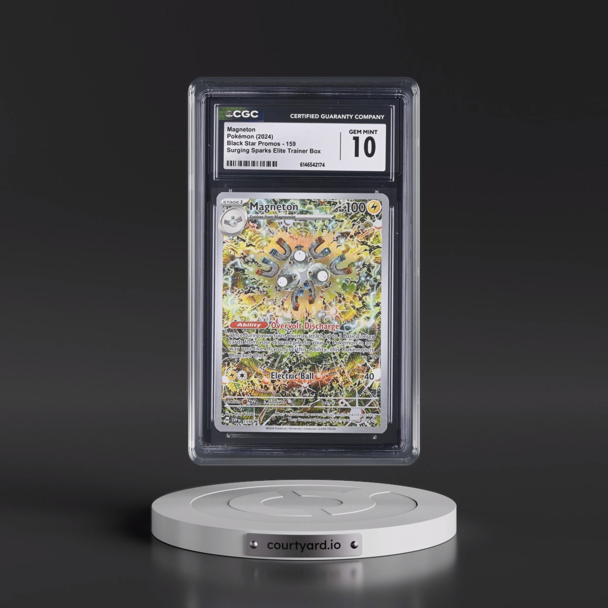 2023 Black Star Promos - Scarlet & Violet SVP EN #159 Magneton - Surging Sparks Elite Trainer Box (Holo) (CGC 10 GEM MINT)
