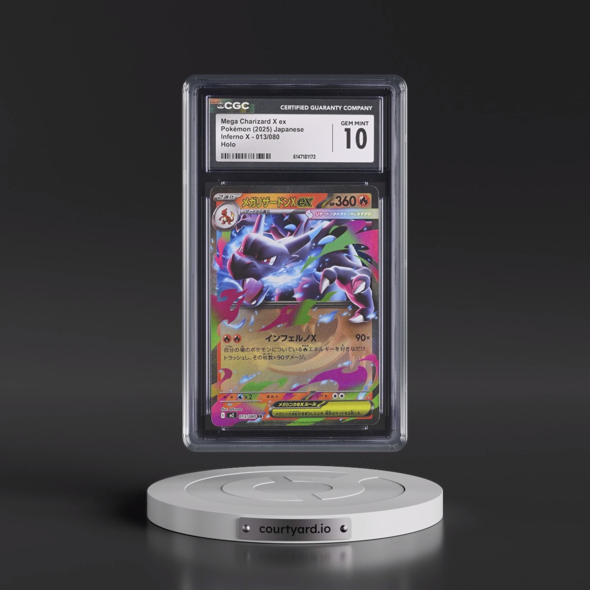 2025 Inferno X - M2 Mega Charizard X ex - Holo #013/080 CGC 10