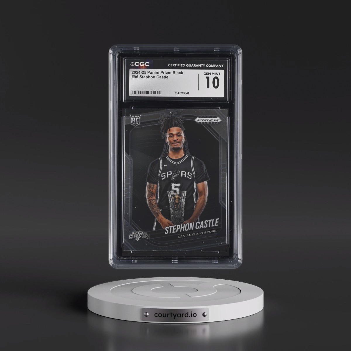 2024 Panini Prizm Black #96 Stephon Castle (CGC 10 GEM MINT)