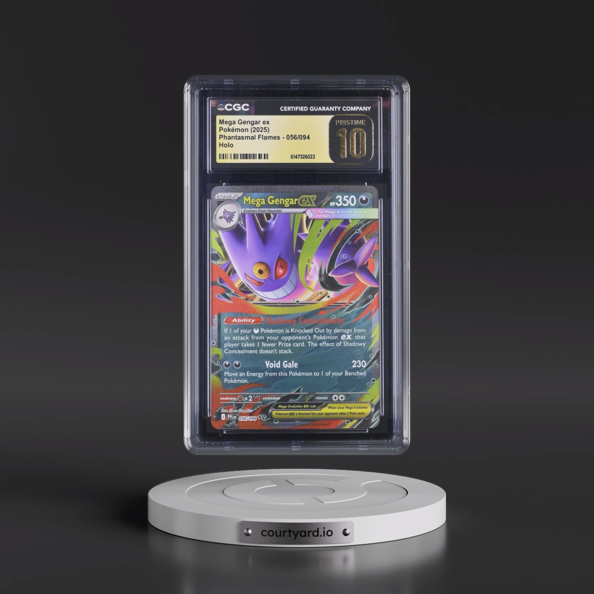 2025 Phantasmal Flames - PFL EN #056/094 Mega Gengar ex - Holo (CGC 10 PRISTINE)