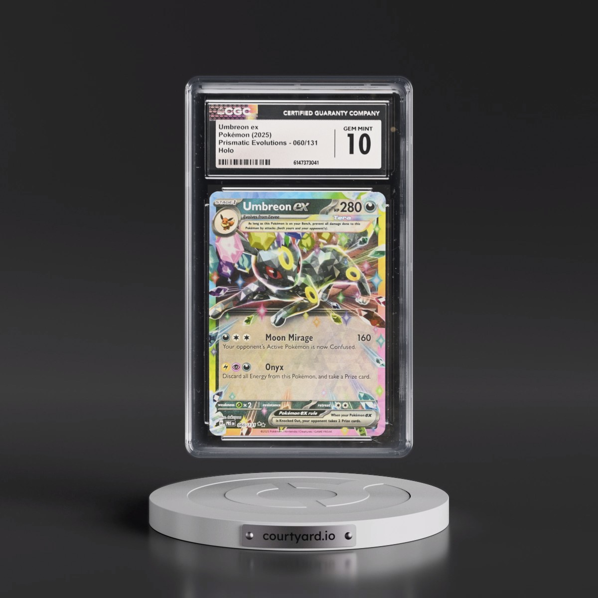 2024 Prismatic Evolutions - PRE EN #060/131 Umbreon ex - Holo (CGC 10 GEM MINT)