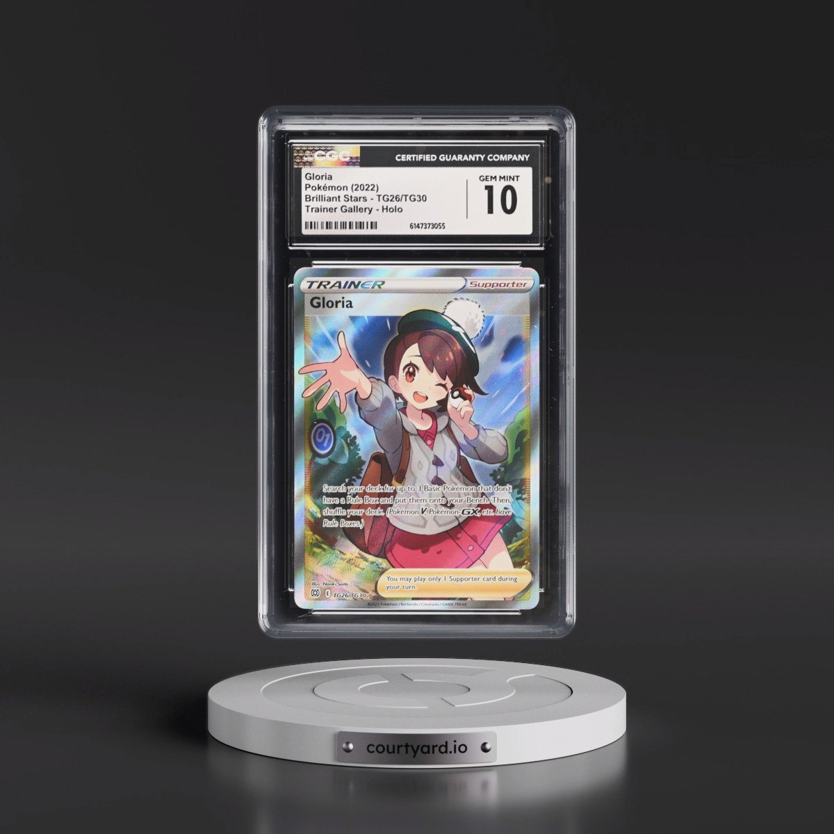 2022 Brilliant Stars #TG26/TG30 Gloria - Trainer Gallery Holo (CGC 10 GEM MINT)