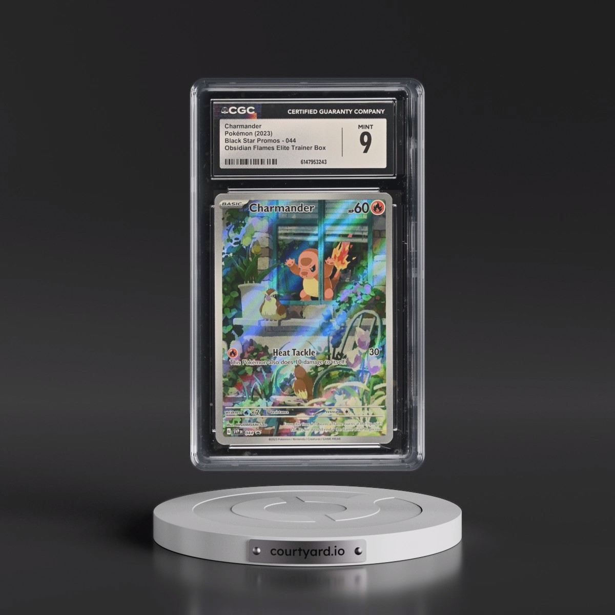 2023 Black Star Promos - Scarlet & Violet SVPEN #044 Charmander - Obsidian Flames Elite Trainer Box (Holo) (CGC 9 MINT)