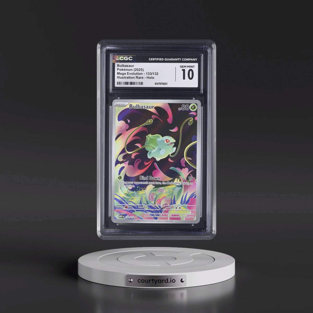 2025 Mega Evolution - MEG EN #133/132 Bulbasaur - Illustration Rare Holo (CGC 10 GEM MINT)