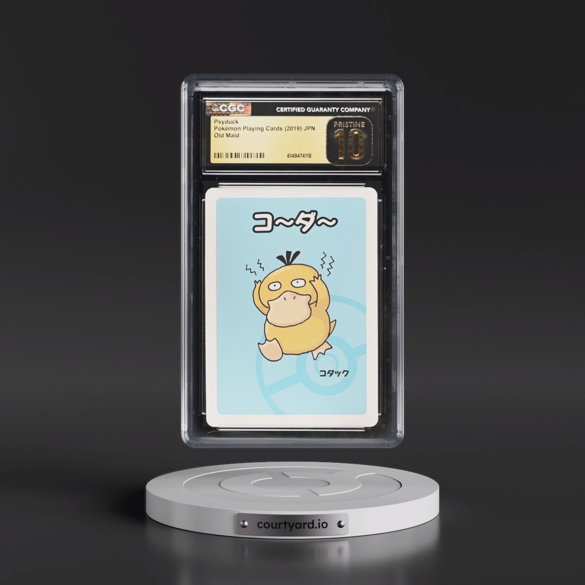 2019 Old Maid (Red Back) Psyduck CGC 10
