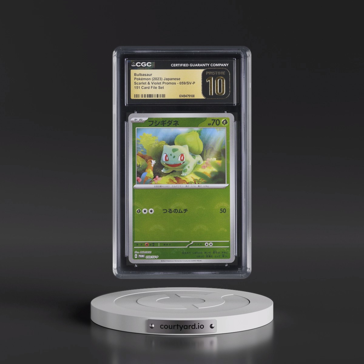 2022 Scarlet & Violet Promos #059/SV-P Bulbasaur - Reverse Holo 151Â Card File Set (Poké Ball ) (CGC 10 PRISTINE)