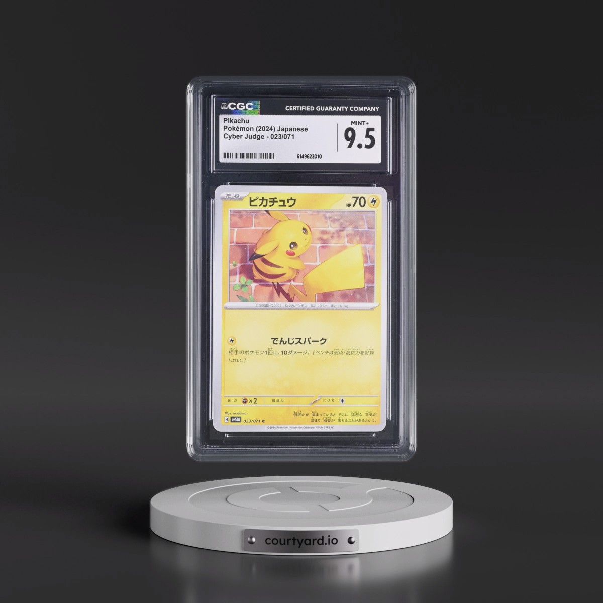 2024 Cyber Judge #023/071 Pikachu (CGC 9.5 MINT+)