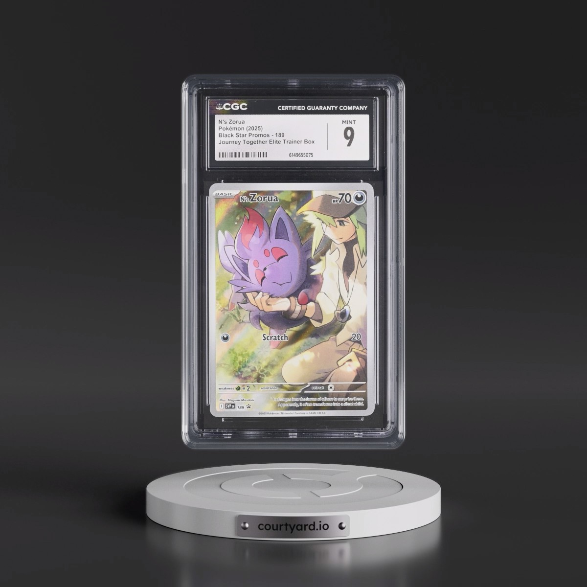 2023 Black Star Promos - Scarlet & Violet SVP EN #189 N's Zorua - Journey Together Elite Trainer Box (Holo) (CGC 9 MINT)