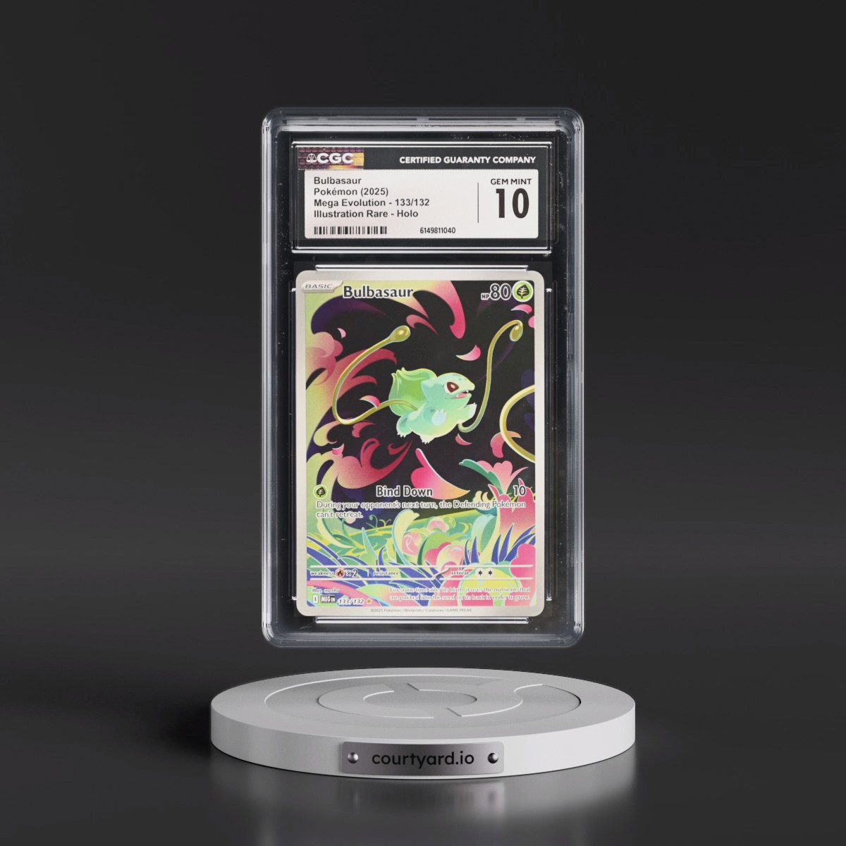 2025 Mega Evolution - MEG EN #133/132 Bulbasaur - Illustration Rare Holo (CGC 10 GEM MINT)
