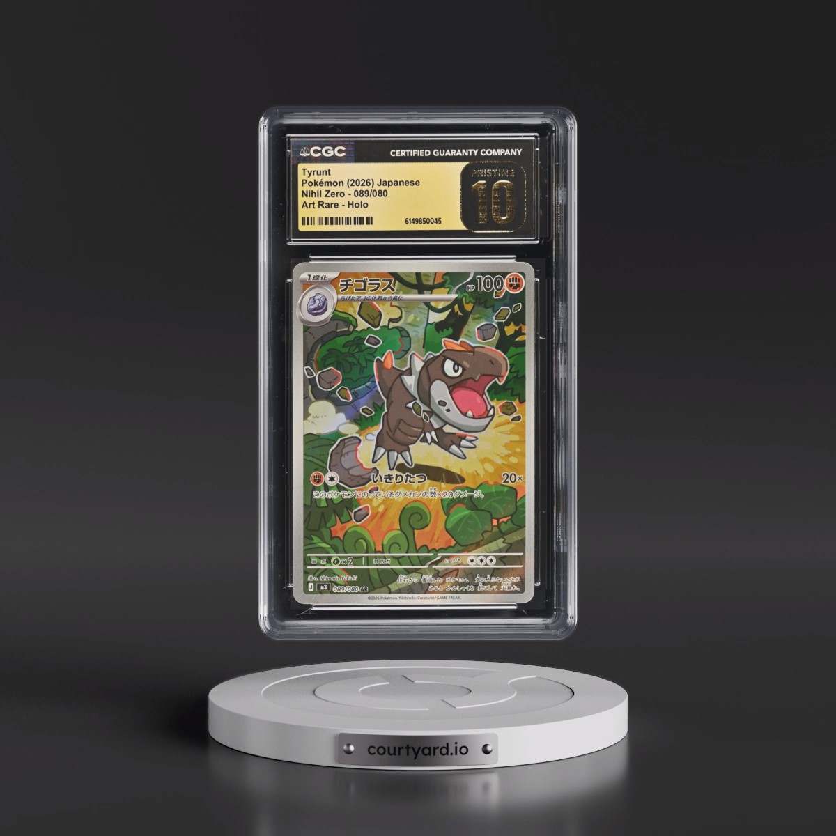 2026 Nihil Zero - M3 #089/080 Tyrunt - Art Rare Holo (CGC 10 PRISTINE)