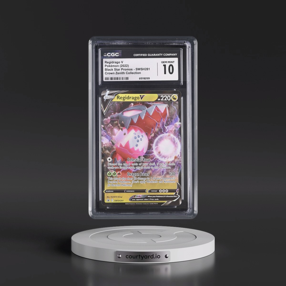 2017 Black Star Promos - Sword & Shield #SWSH281 Regidrago V - Crown Zenith Collection - Regidrago V (Holo) (CGC 10 GEM MINT)