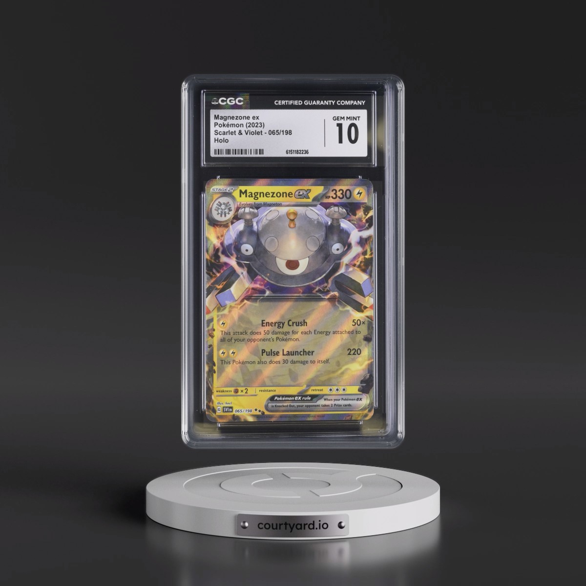 2023 Scarlet & Violet #065/198 Magnezone ex - Holo (CGC 10 GEM MINT)