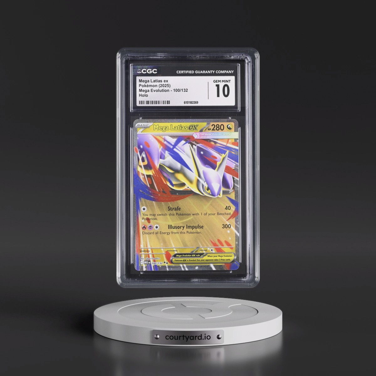 2025 Mega Evolution - MEG EN #100/132 Mega Latias ex - Holo (CGC 10 GEM MINT)