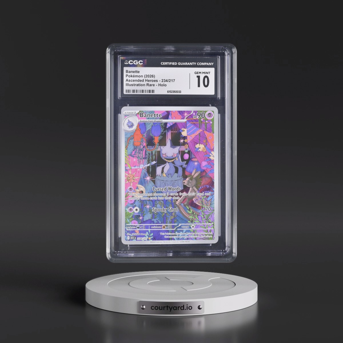 2026 Ascended Heroes - ASC EN #234/217 Banette - Illustration Rare Holo (CGC 10 GEM MINT)