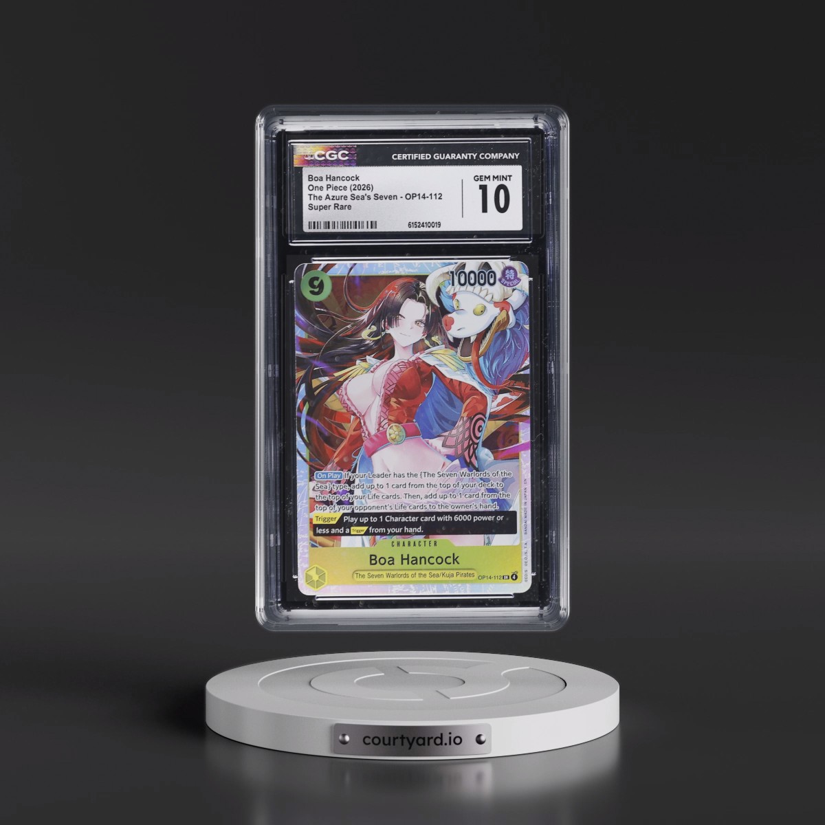2026 The Azure Sea's Seven (OP14-EB04) - English #OP14-112 Boa Hancock (CGC 10 GEM MINT)